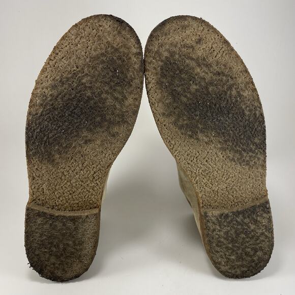 Rhodes Footwear Dylan Chukka Boots Mens Size 11 Tan Sand Suede Crepe Sole 2-Eye - Picture 7 of 11